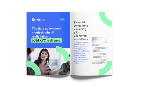 First AML: The Data Governance Mindset ebook